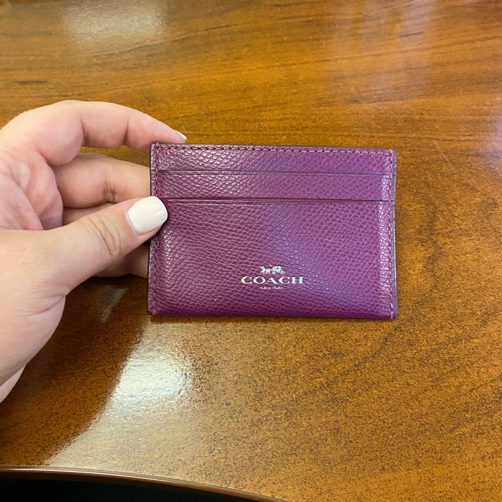 COACH card holder
